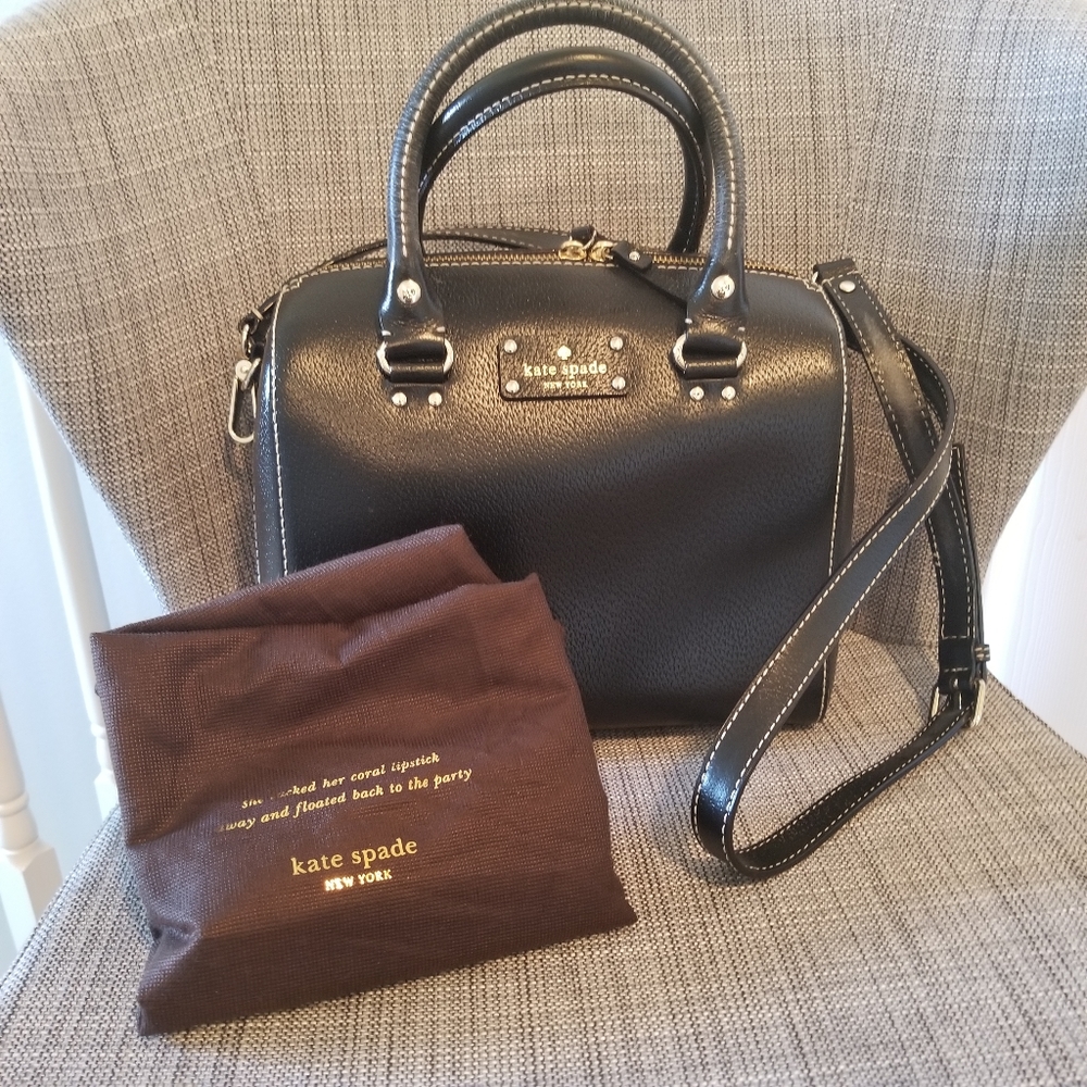 Kate Spade Wellesley Alessa Satchel Black